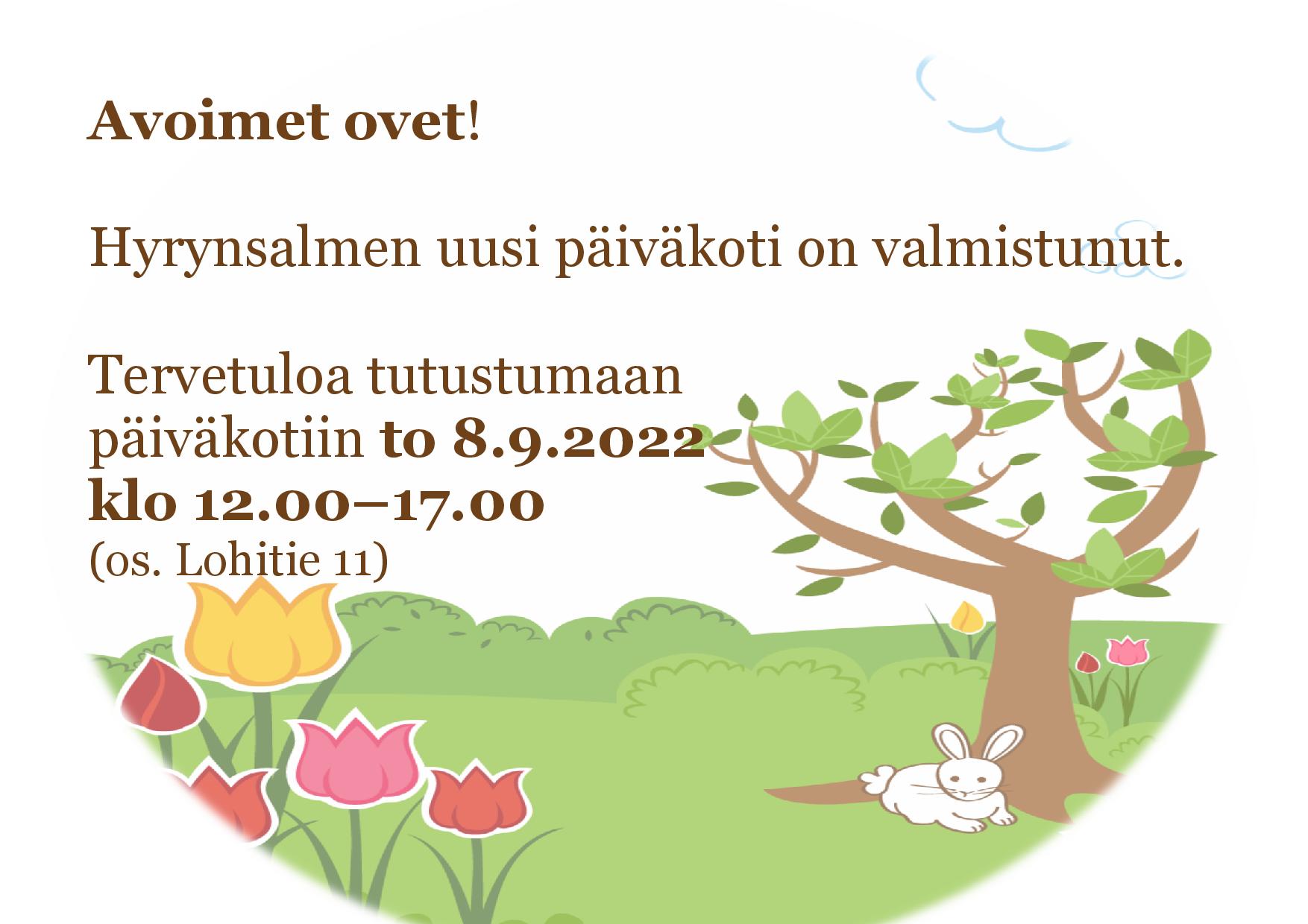 Avoimet ovet Hyrynsalmen päiväkoti page 001