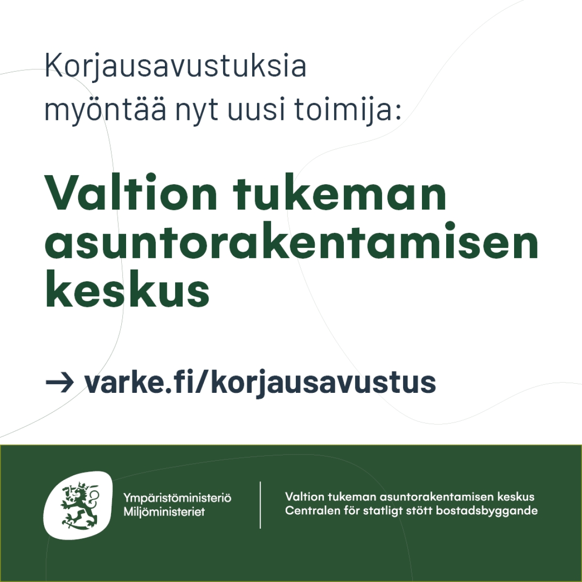 Korjausavustuksen myöntäjä vaihtui – Valtion tukeman asuntorakentamisen keskus jatkaa avustusten myöntämistä