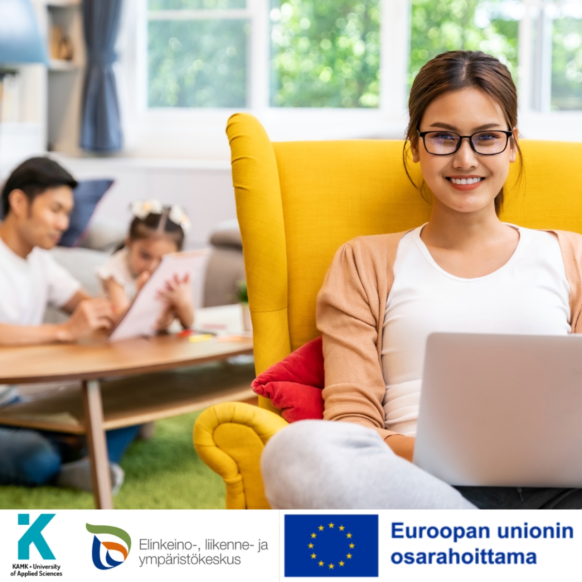 Työn ja perheen Kainuu - Hanke esittäytyy kunnantalon 40-vuotisjuhlan yhteydessä