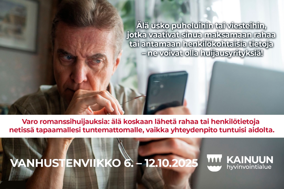 Vanhustenviikon tietoturvallisuusvinkit osa 3