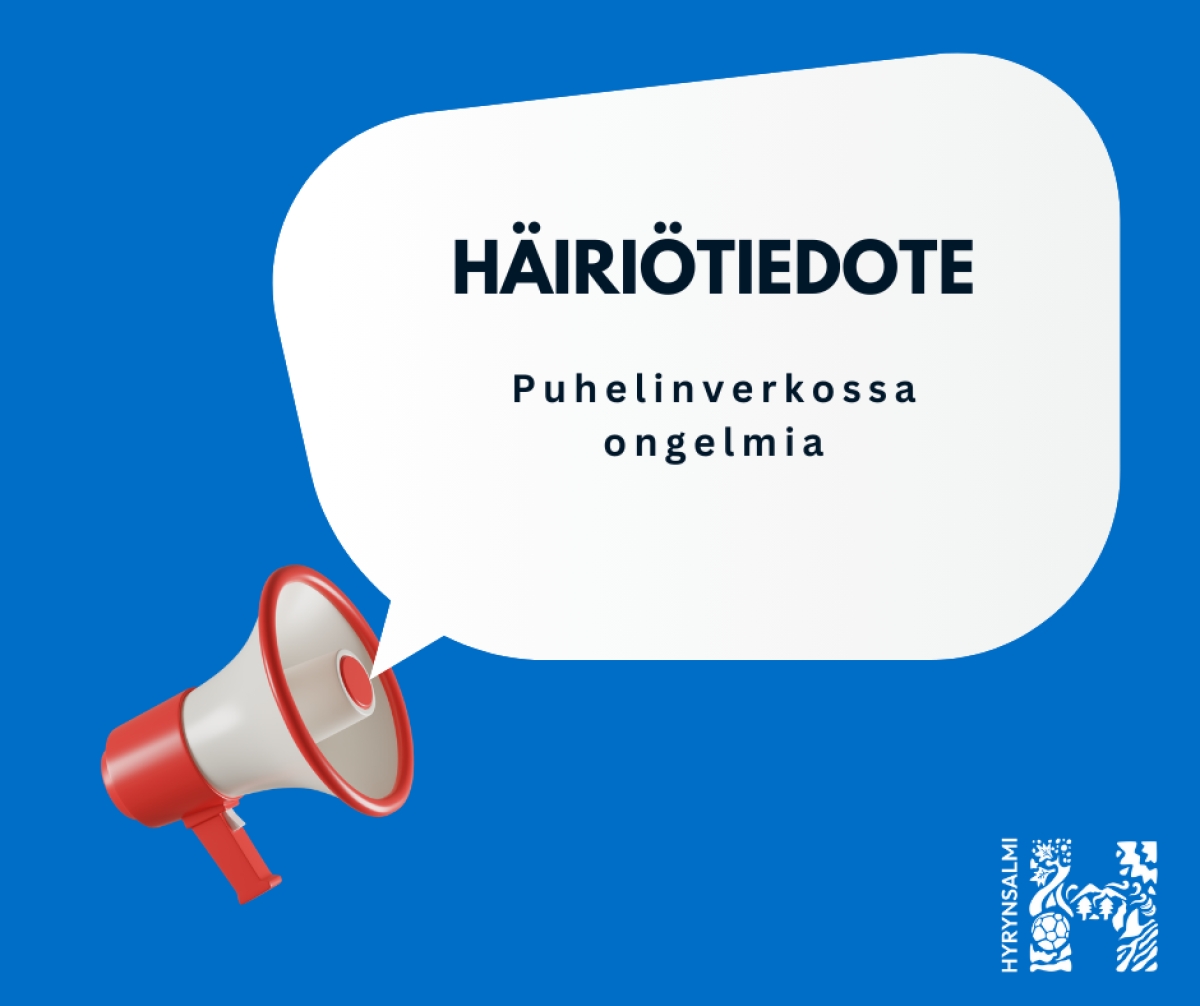 HÄIRIÖTIEDOTE: Puhelinverkossa ongelmia