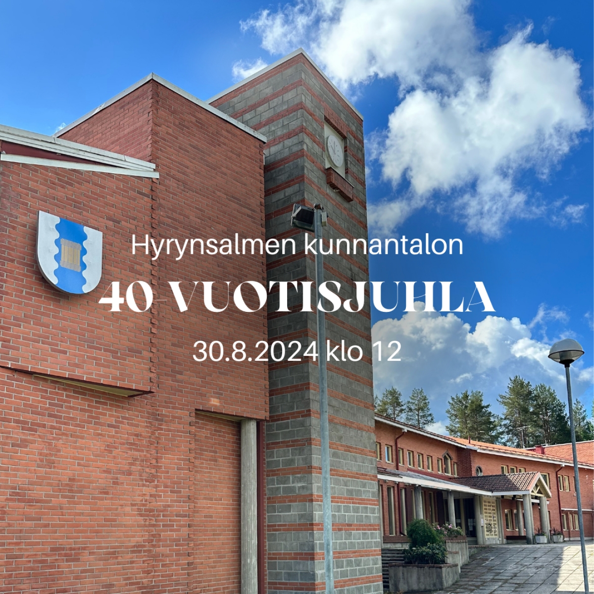 Hyrynsalmen kunnantalon 40-vuotisjuhla 30.8.