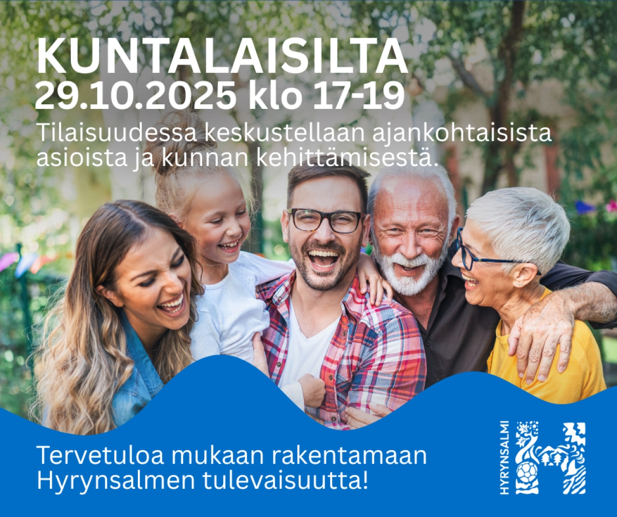 Hyrynsalmen kuntalaisiltaan ke 29.10.