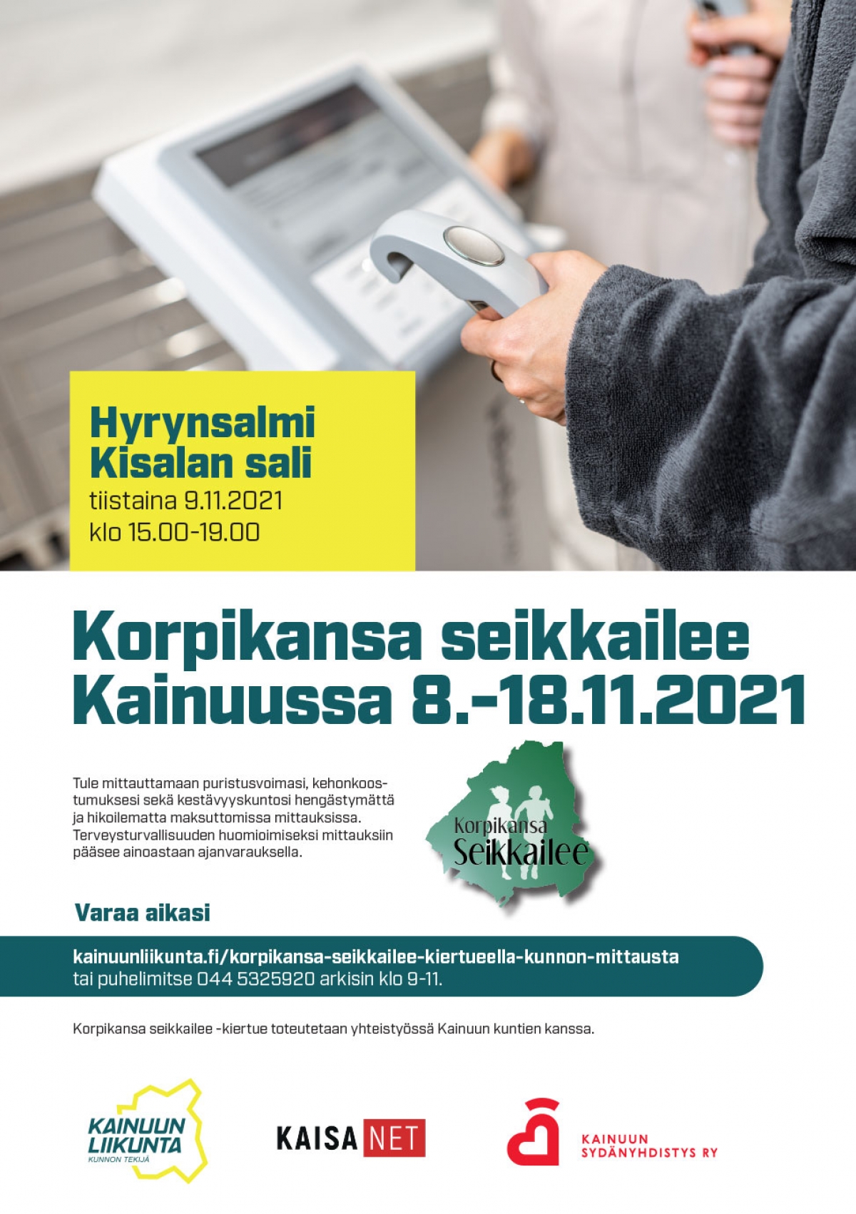 Korpikansa seikkailee - mittaukset Hyrynsalmella 9.11